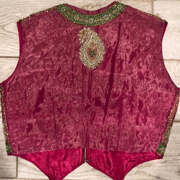 Stunning Vintage Beaded Boho Chic Festival Vest - Picture 7 of 12